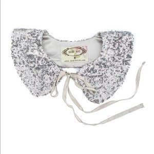 Silver joyfolie Peter Pan collar